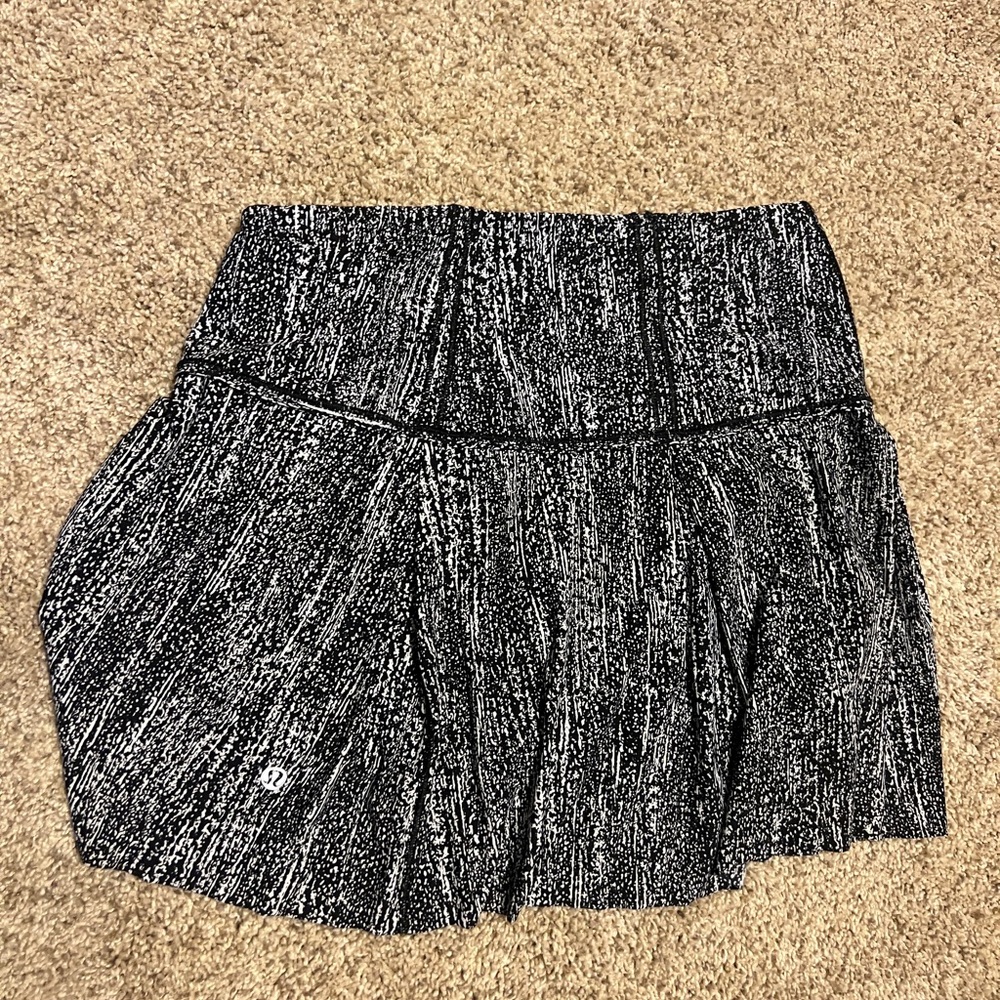 Black and White Athletic Skirt
